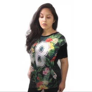 Floral Jersey Tee